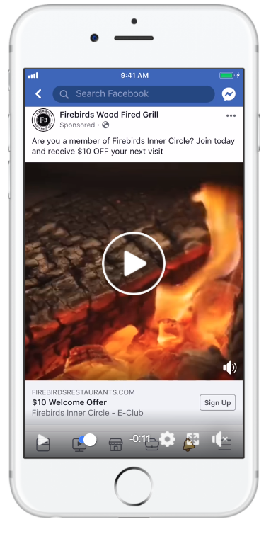 Firebirds Facebook Lead Ads Examples