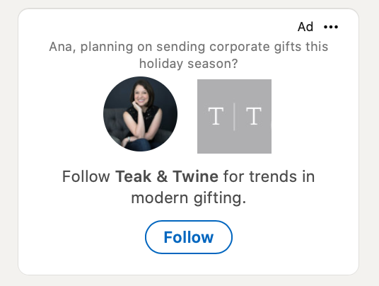 LinkedIn dynamic ads 